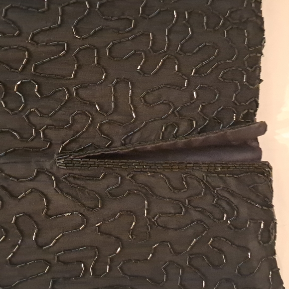 Vintage Laurence Kazar sequin dress Womens Black Vintage Large Formal - Picture 11 of 13